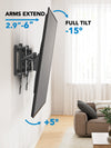 Advanced Tilt TV Wall Mount For 42" To 90" TVs