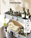 Pipishell Slim Storage Cart with Wheels - 3 Tier Bathroom Organizers and Storage Cart - Rolling Carts for Bathroom, Kitchen, Narrow Space, Laundry Room, Gray