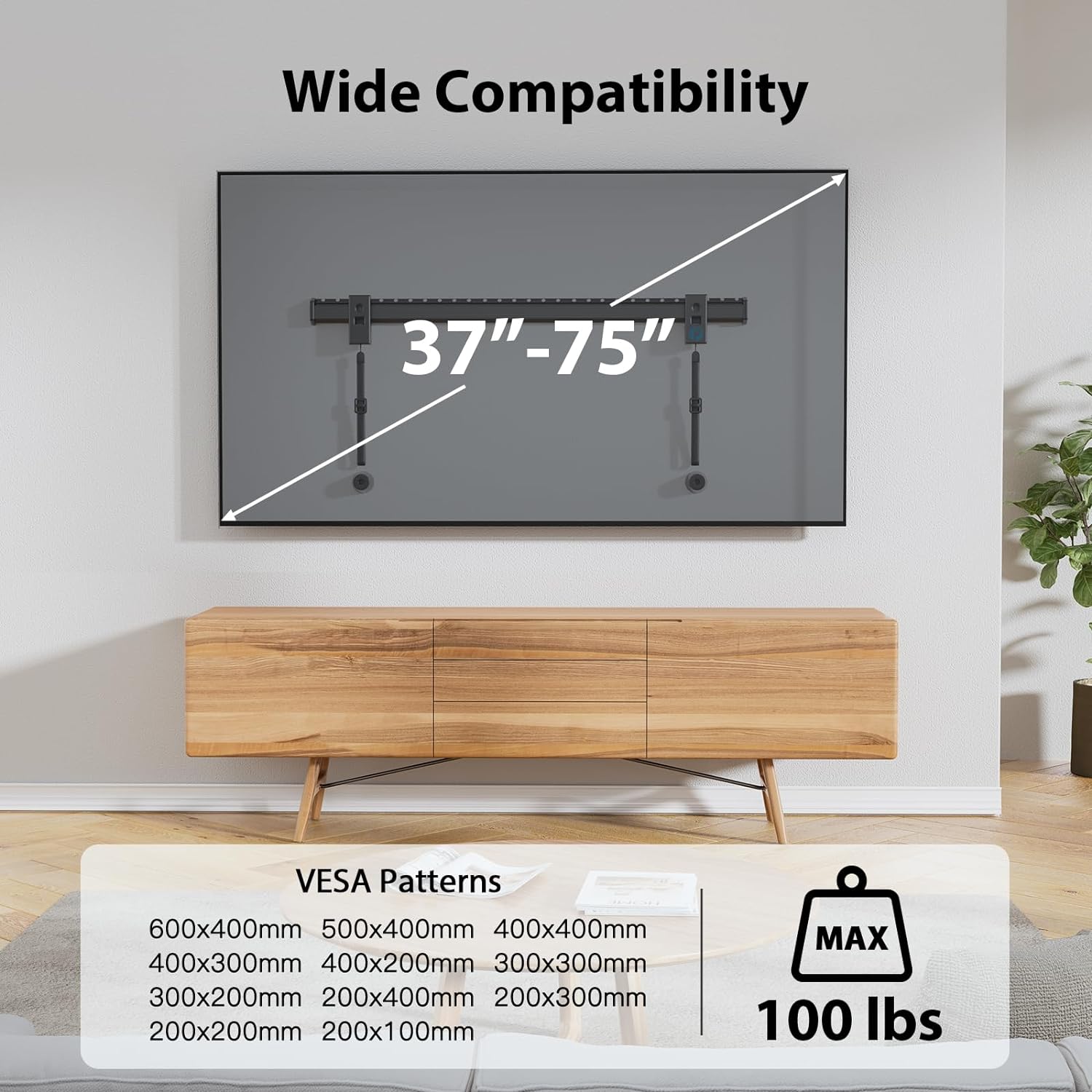 Studless Tv Wall Mount For 37