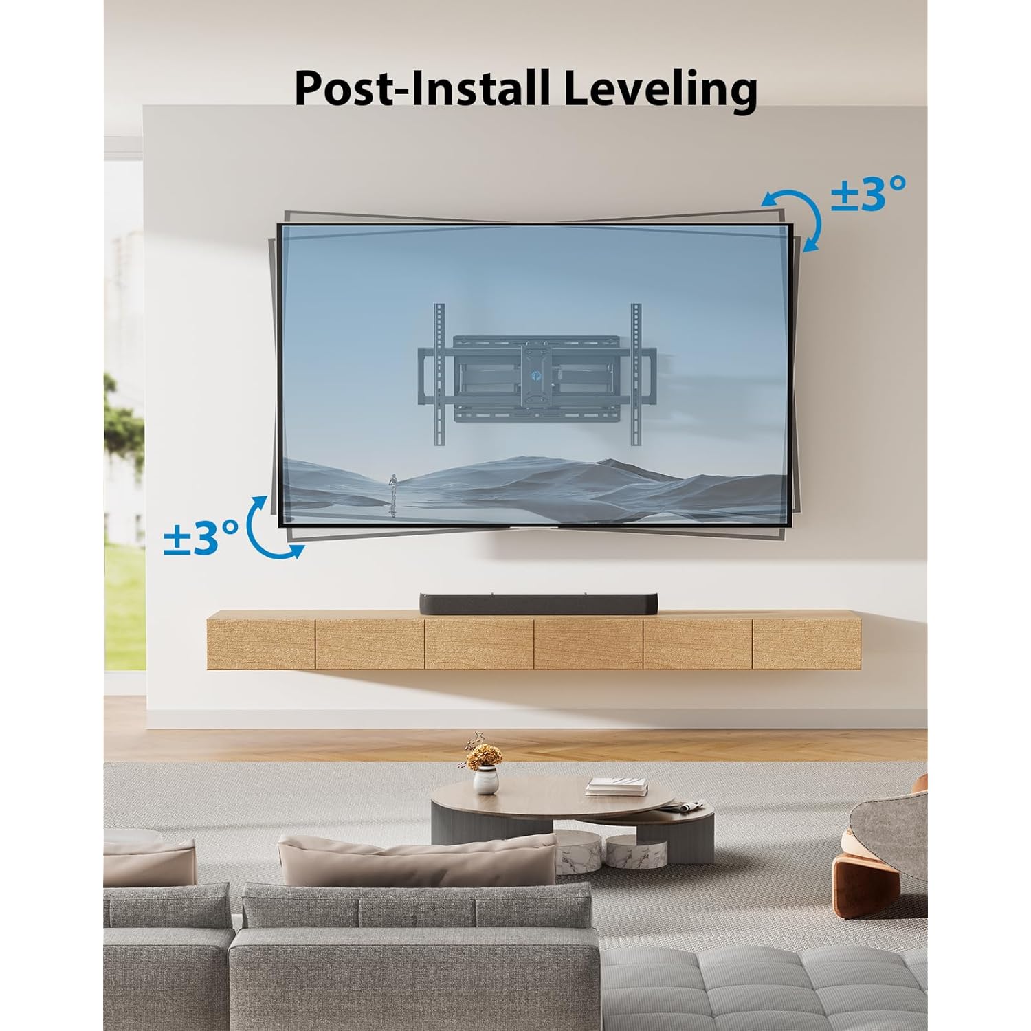 FULL MOTION TV WALL MOUNT FOR 42