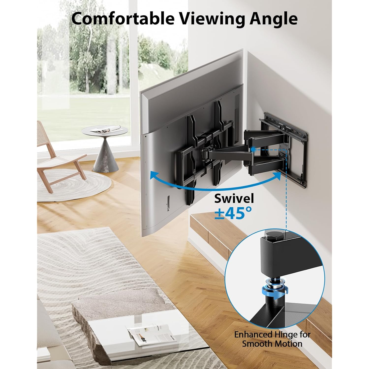 FULL MOTION TV WALL MOUNT FOR 42