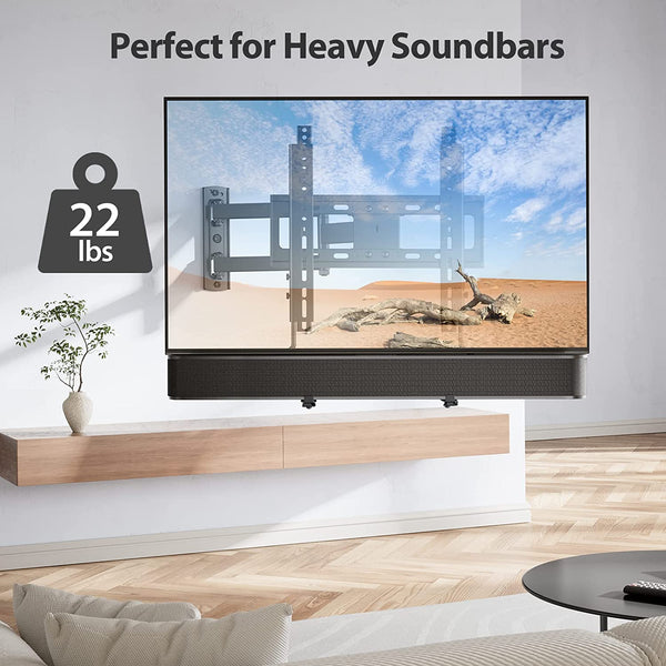 Adjustable Soundbar Mount for Soundbars up to 22 lbs