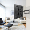 Full Motion TV Wall Mount Bracket Articulating Arms Swivels Tilts Extension for Most 24-55 Inch LED LCD Flat Curved Screen TVs, Max VESA 400x400mm up to 66lbs by Pipishell