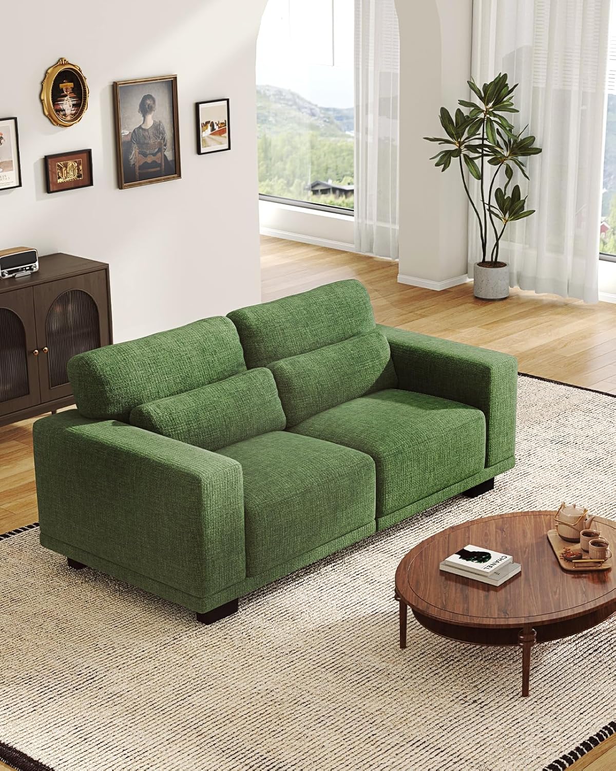 Pipishell Modern 2-Seater Loveseat 65