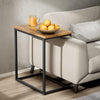 Pipishell C Shaped End Table 27 inches High, Side Table for Couch Slide Under, C Table Sofa Side End Table for Living Room