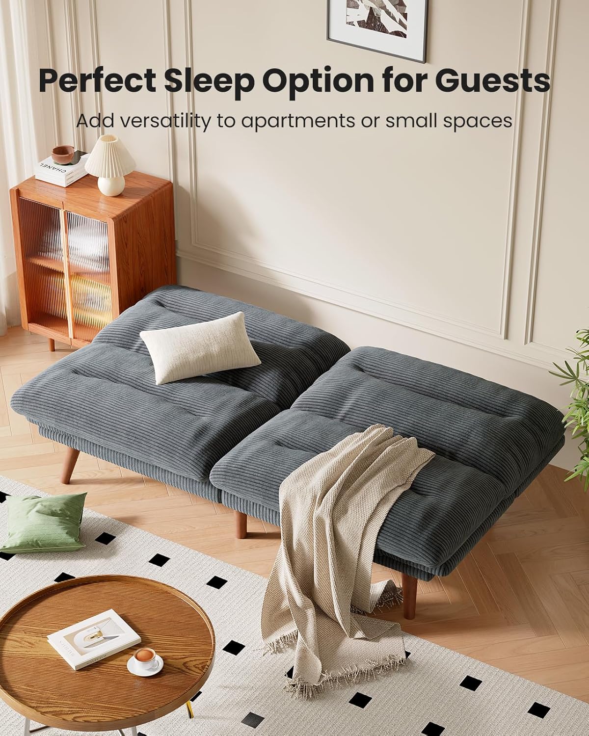 Pipishell Futon Sofa Bed, 73