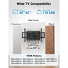 Full Motion TV Wall Mount For 40" To 82" TVs
