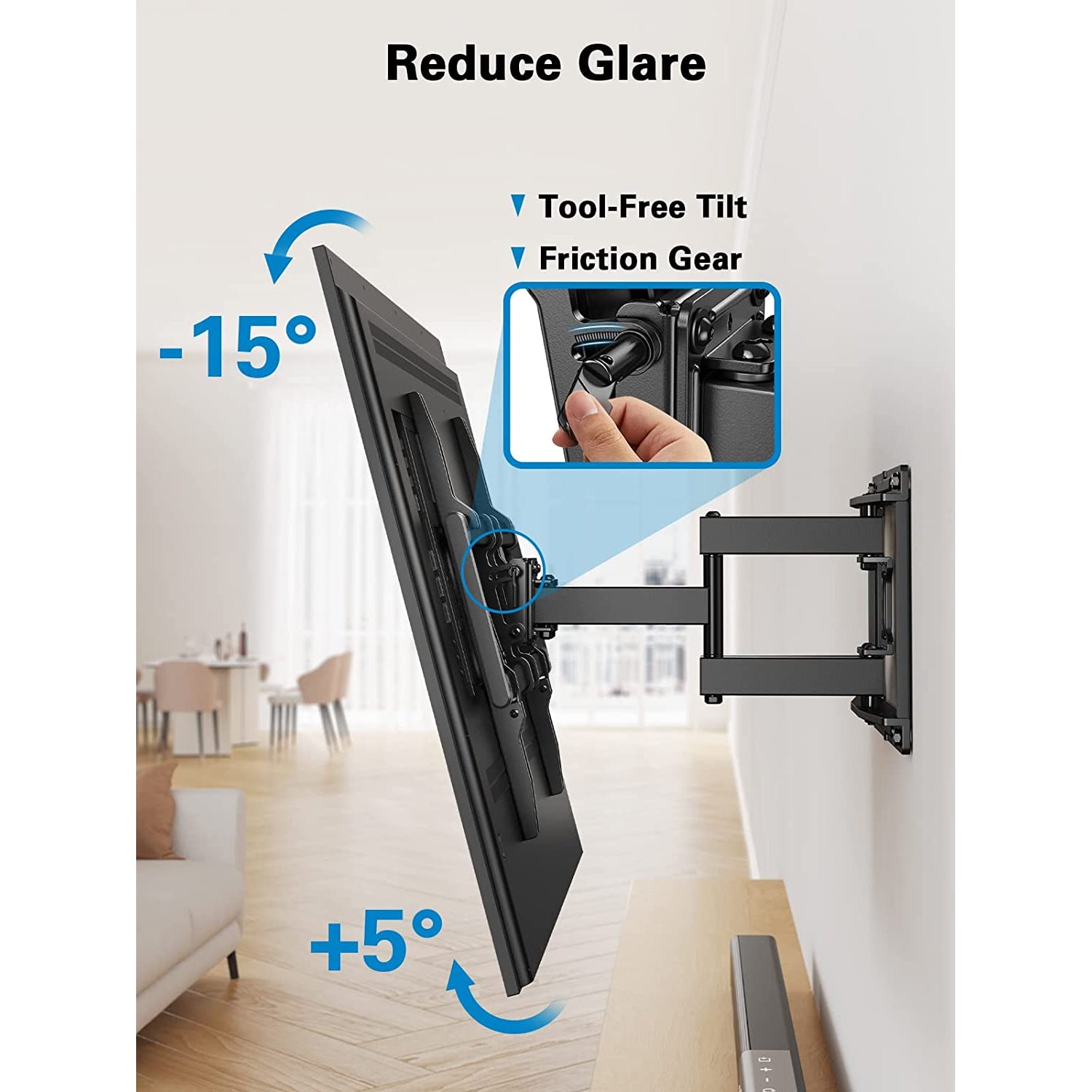 Full Motion TV Wall Mount For 40