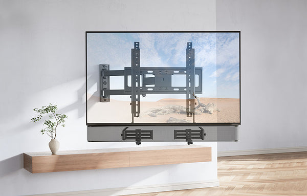 Support mural pour écran plat Accsup TNEL 904 ORIENTABLE ET INCLINABLE 120  POUR TV DE 37'' A 80'' - LPA76-466