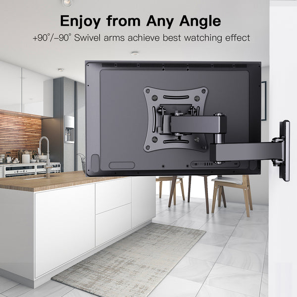 Full Motion TV Wall Mount For 13" To 32" TVs