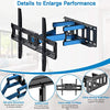 Full Motion TV Wall Mount For 37" To 75" TVs