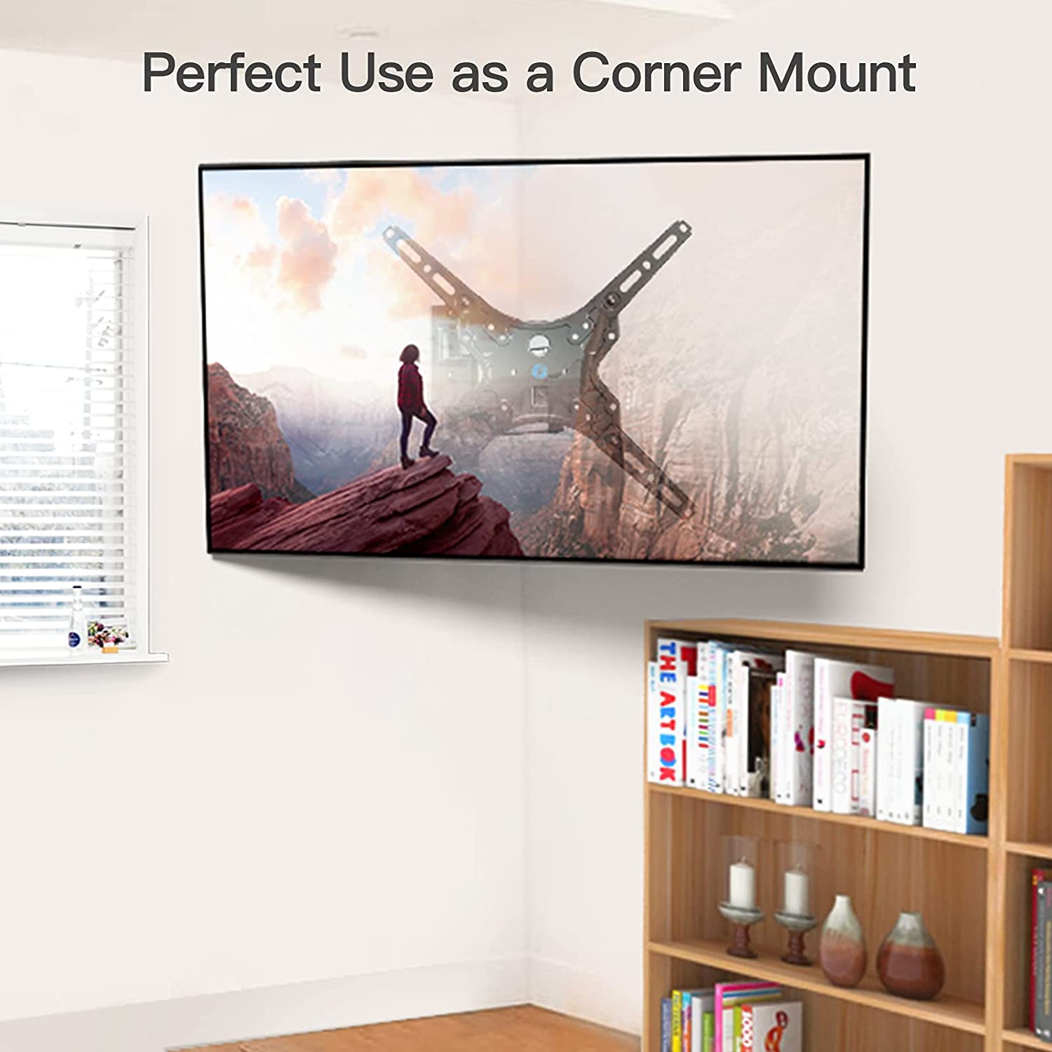 Full Motion TV Monitor Wall Mount For 26