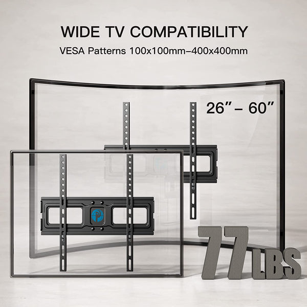 Full motion TV Wall Mount For 26" To 60" TVs