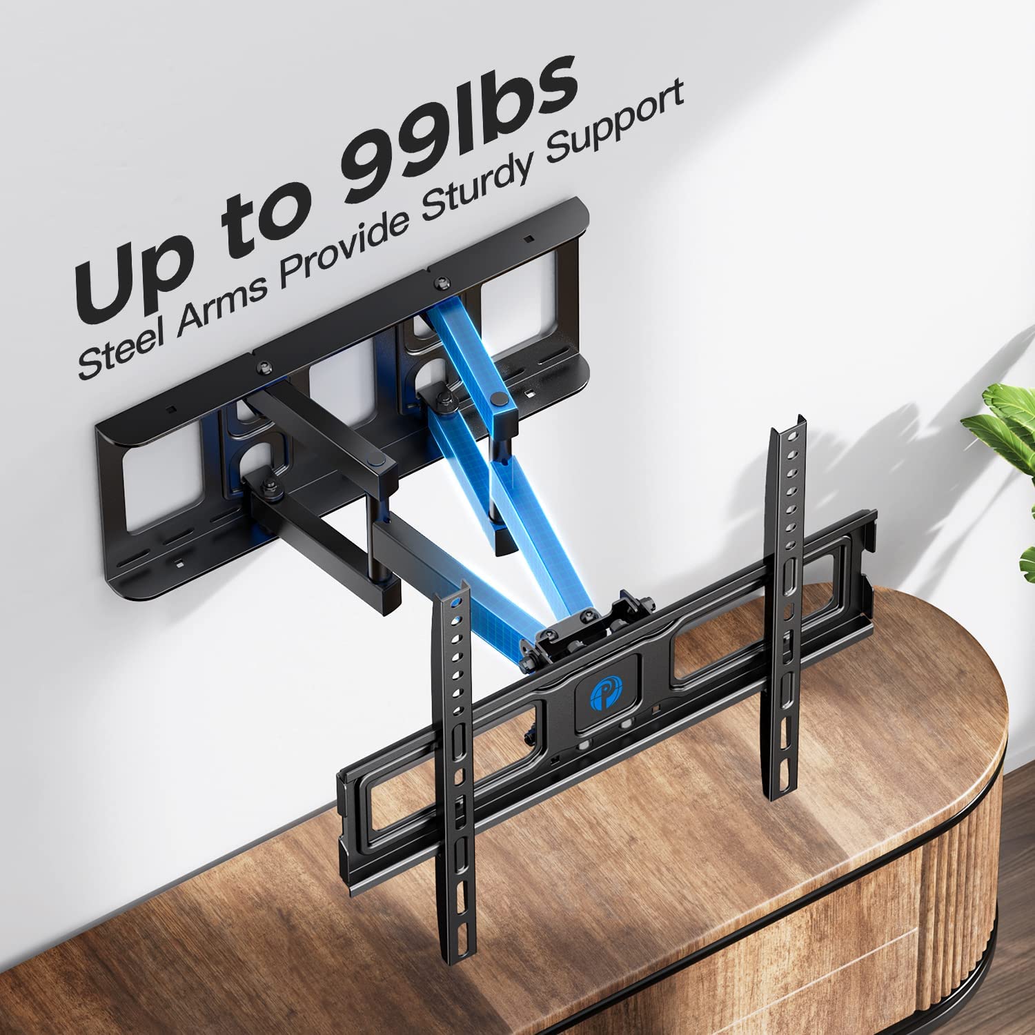 Full Motion TV Wall Mount Bracket For 26