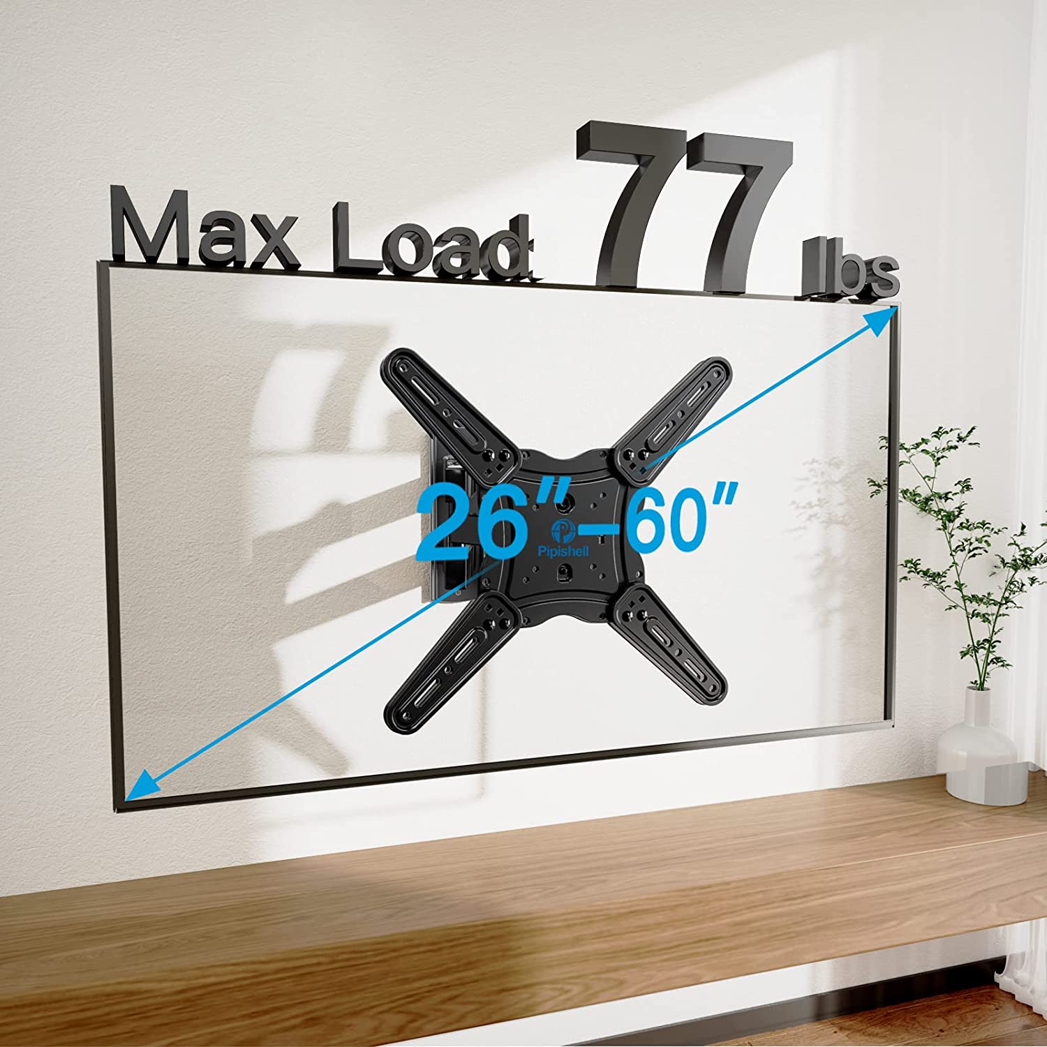 Full Motion TV Wall Mount For 26