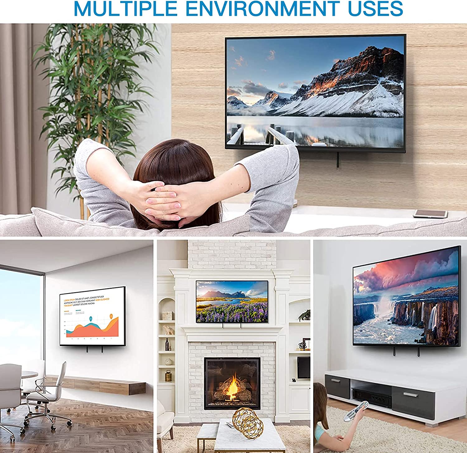 Fixed TV Wall Mount For 23