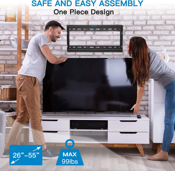 Tilt TV Wall Mount For 26" To 55"TVs