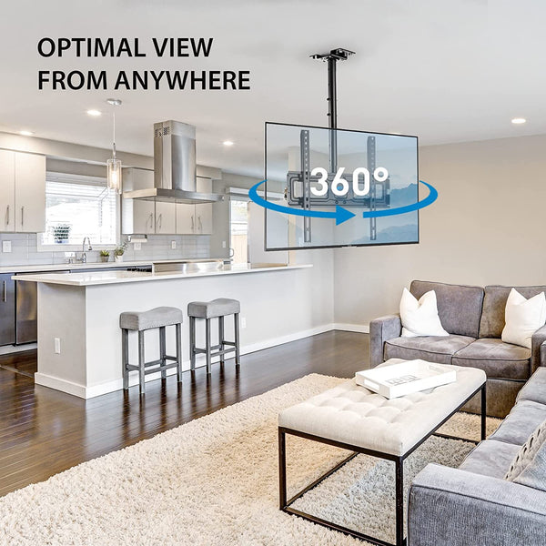 Multi-Adjustable Ceiling TV Mount For 26" To 55" TVs