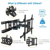 Full motion TV Wall Mount For 37" To 75" TVs