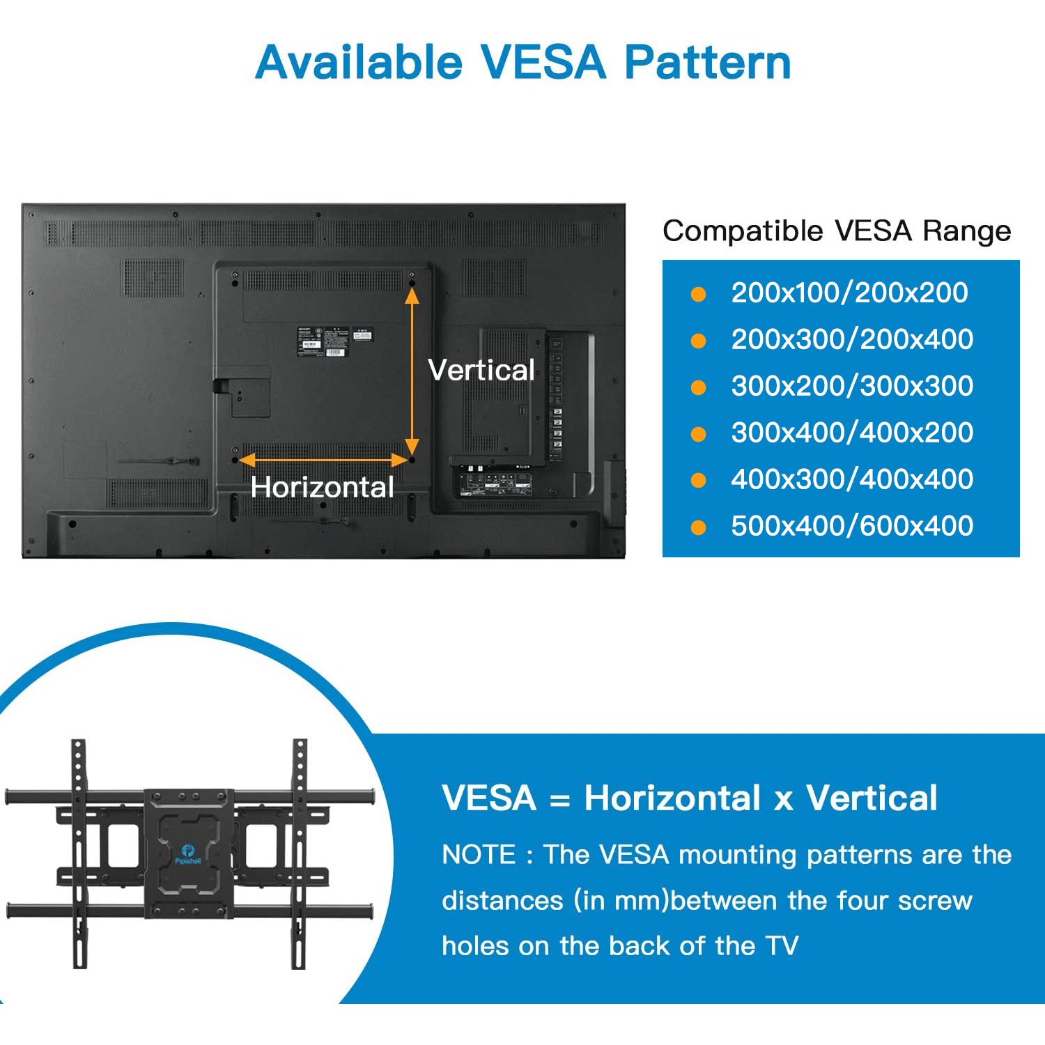 Full motion TV Wall Mount For 37