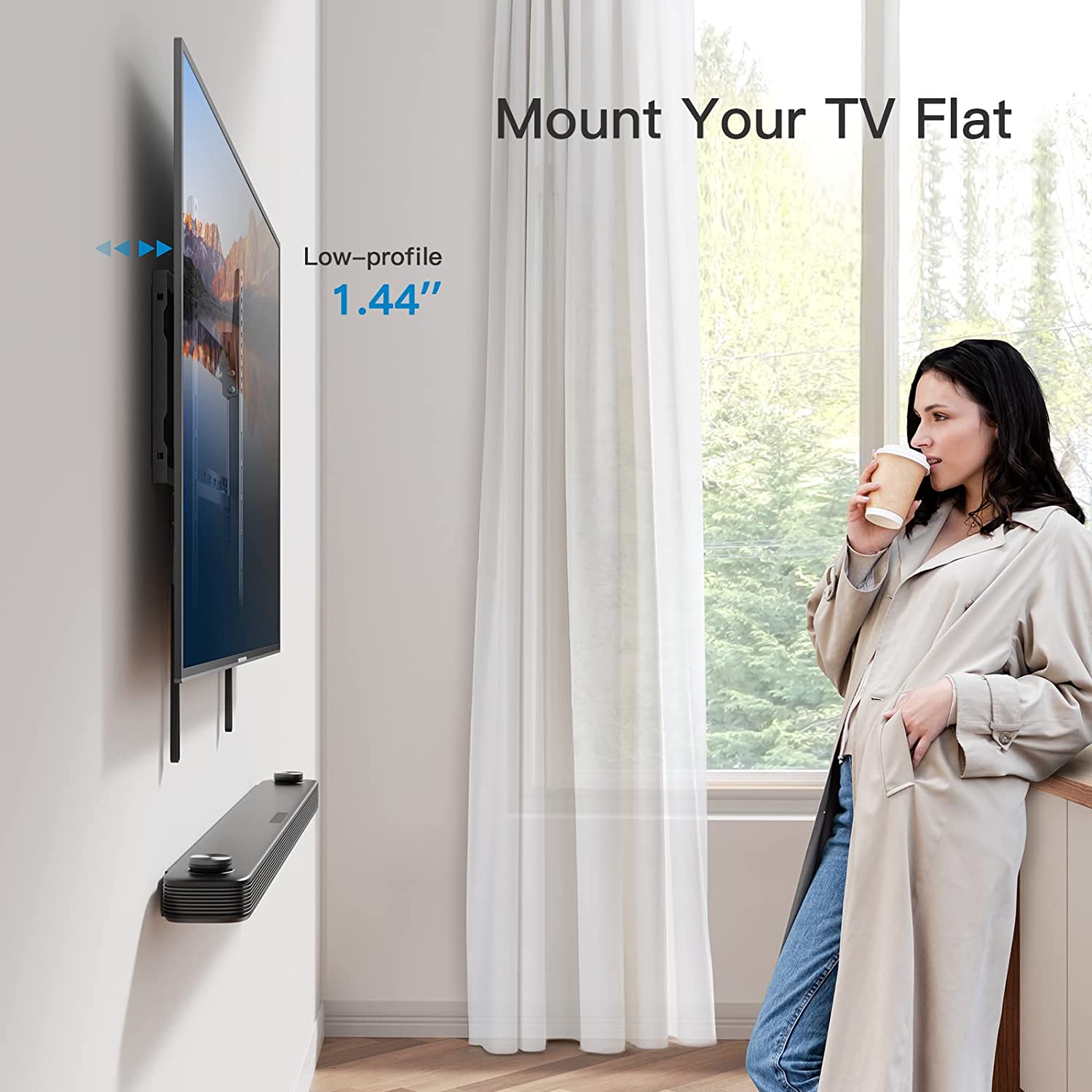 Tilt TV Wall Mount For 37