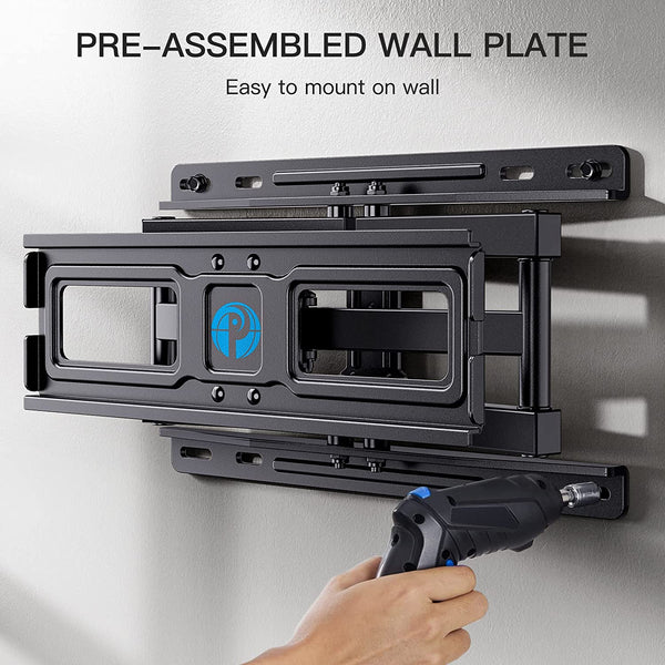Full Motion TV Wall Mount For 26" To 65" TVs