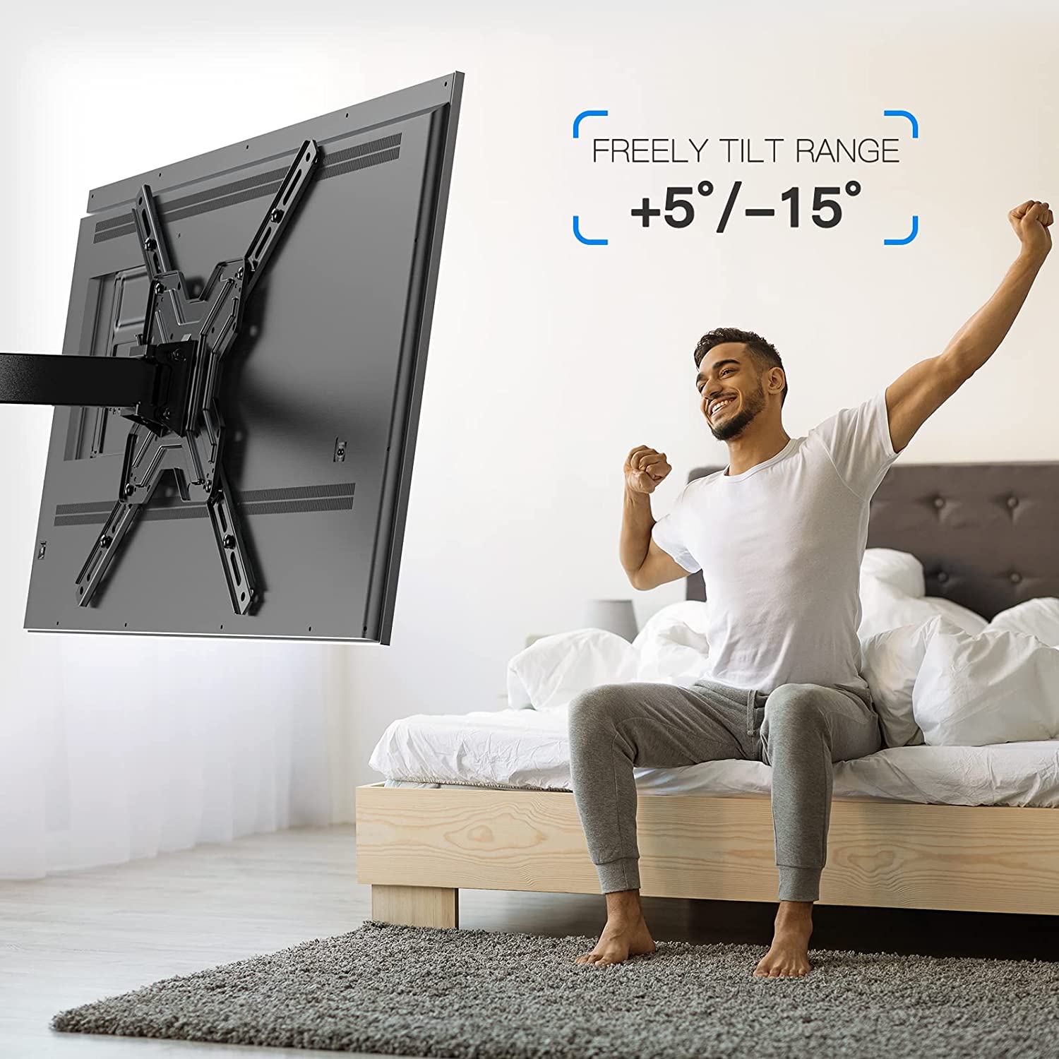 Full motion TV Wall Mount For 26