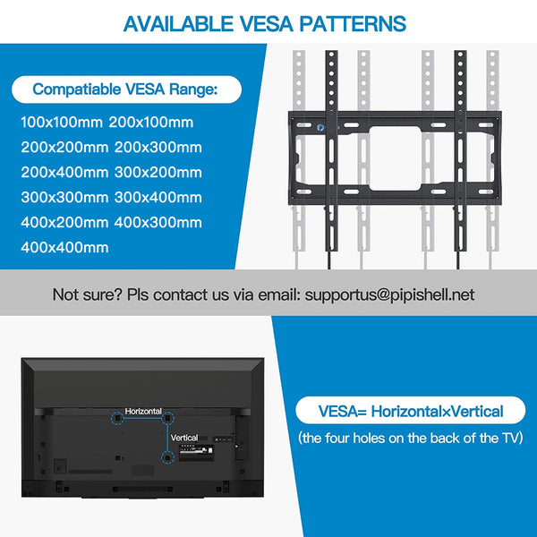 Fixed TV Wall Mount For 23" To 55" TVs