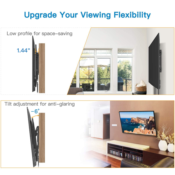 Tilt TV Wall Mount For 26" To 55"TVs