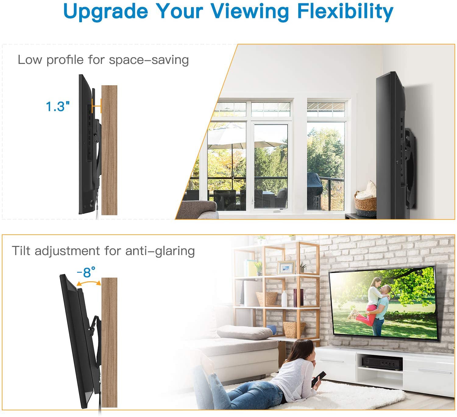 Tilt TV Wall Mount For 23