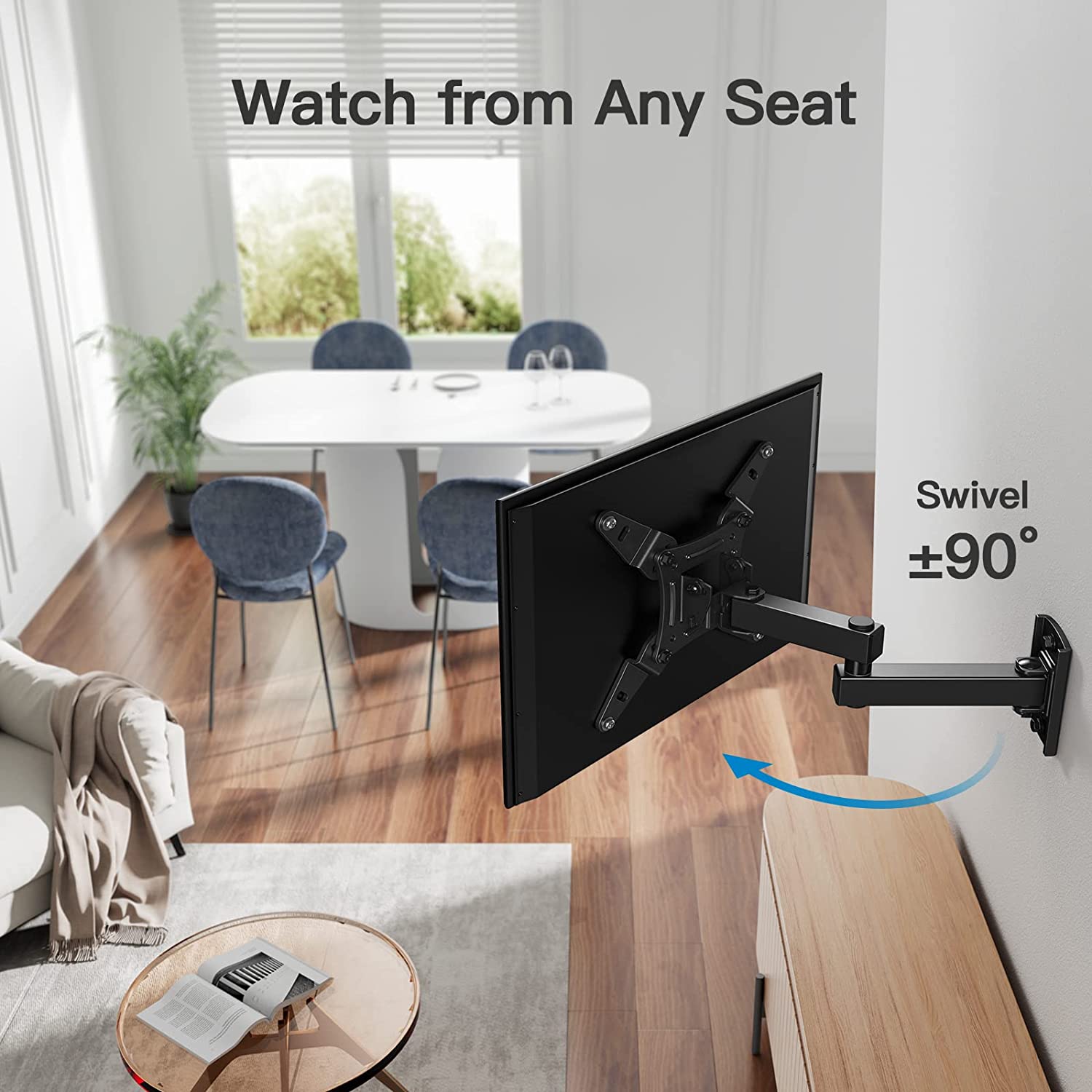 Full Motion TV Wall Mount For 13