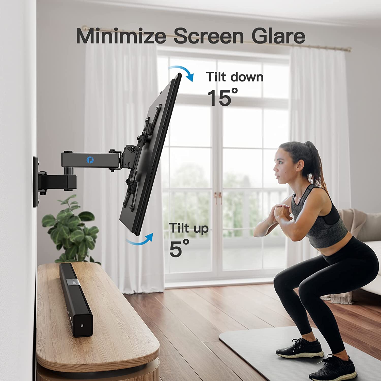 Full Motion TV Wall Mount For 13