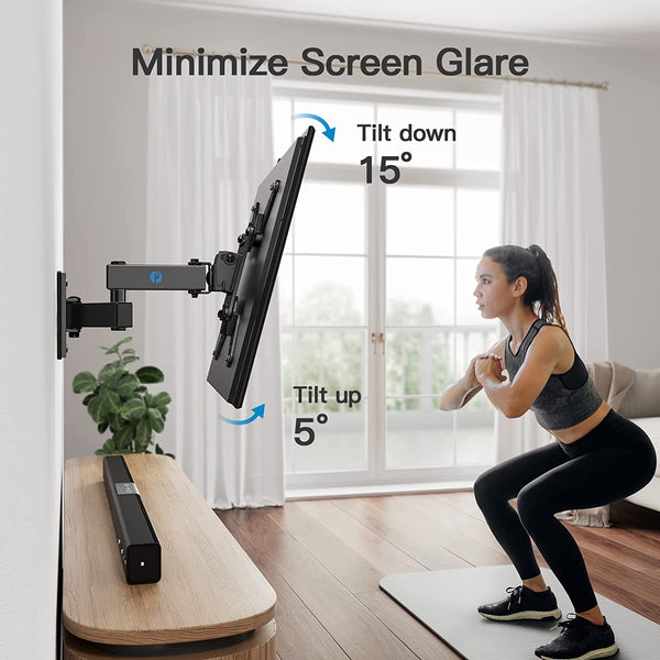 Full Motion TV Wall Mount For 13" To 42" TVs