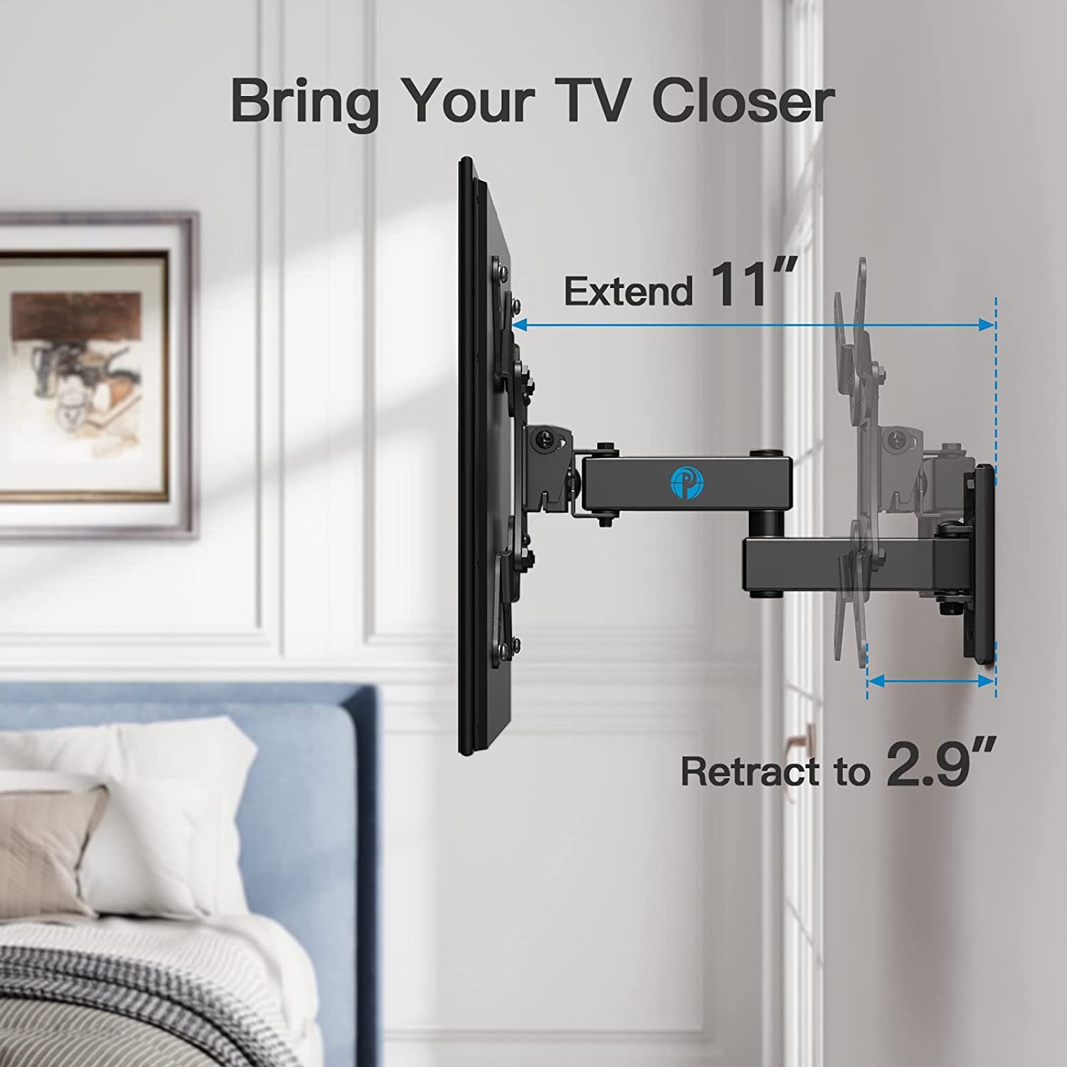 Full Motion TV Wall Mount For 13