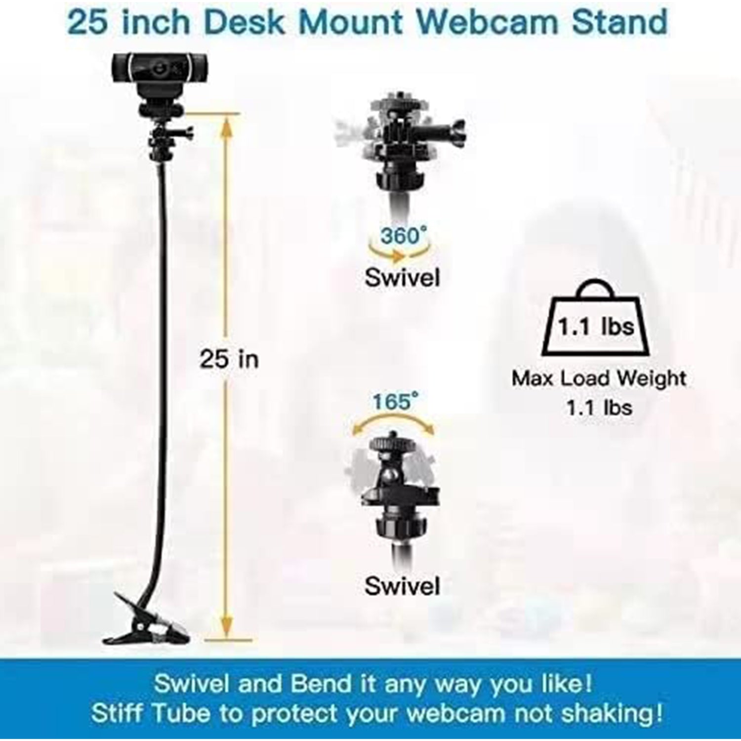 25 Inch Webcam Stand