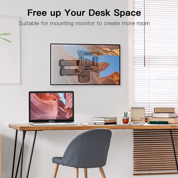 Full Motion TV Wall Mount For 13" To 32" TVs