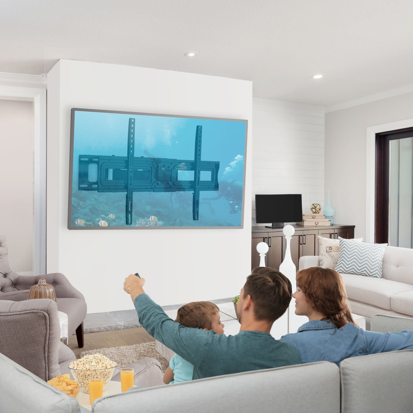 Full Motion TV Wall Mount For 37